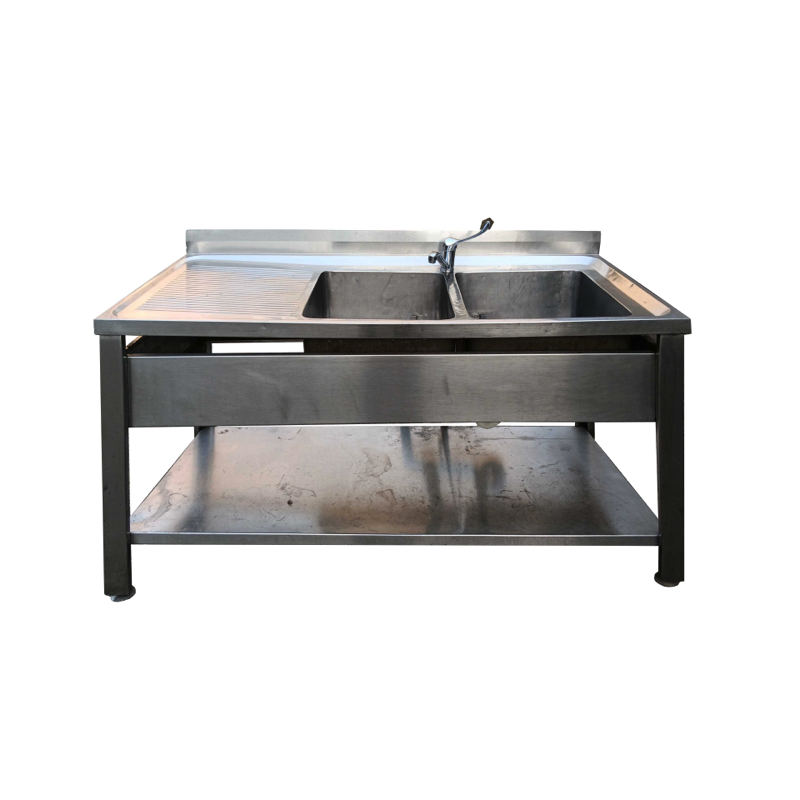 LAVELLO DUE VASCHE 180x70x85