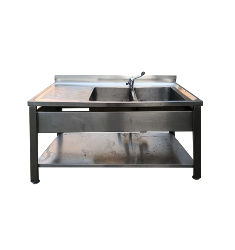 LAVELLO DUE VASCHE 180x70x85