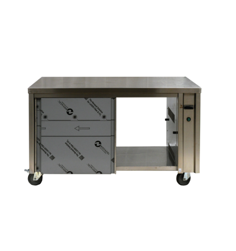 TAVOLO ARMADIO RISCALDATO VENTILATO PASSANTE 220V