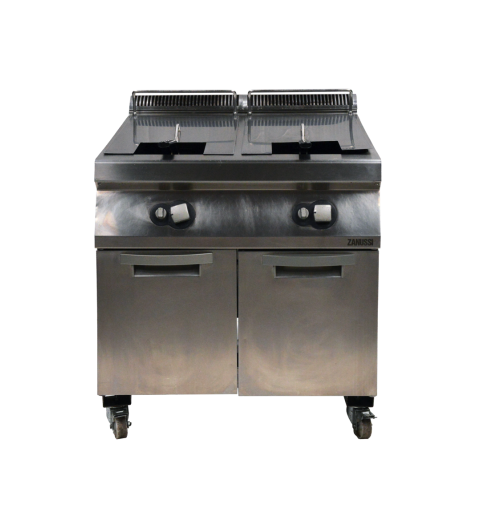 FRIGGITRICE A GAS 2 VASCHE 25LT + 25LT