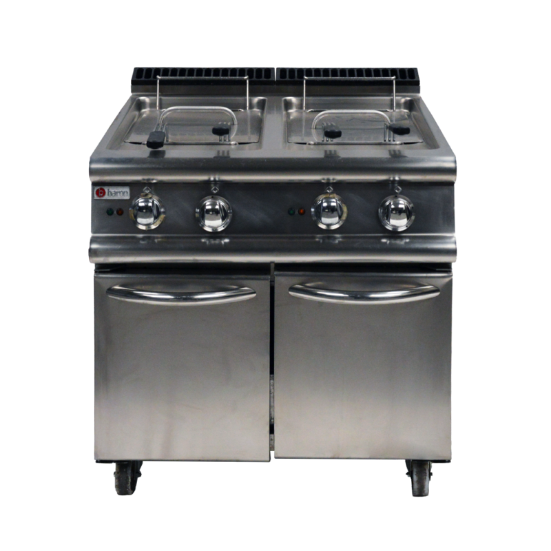 FRIGGITRICE A GAS 2 VASCHE...