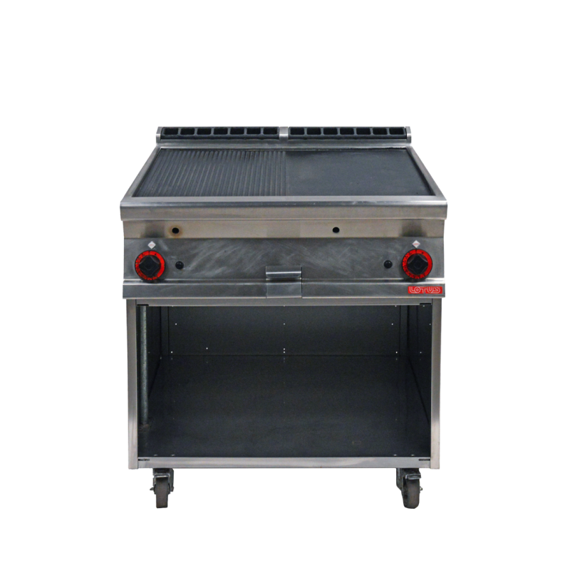 FRY TOP GAS LISCIO/RIGATO