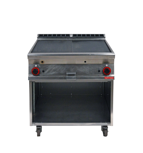 FRY TOP GAS LISCIO/RIGATO