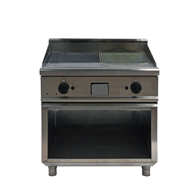 FRY TOP GAS LISCIO/RIGATO...