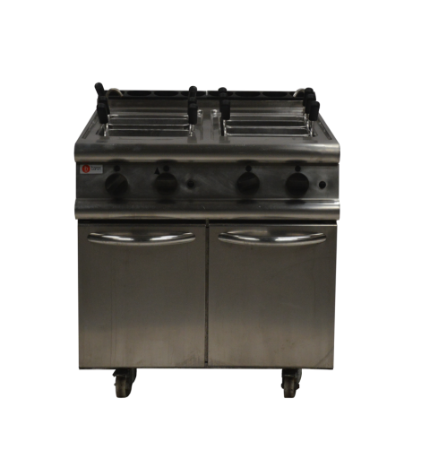 CUOCIPASTA GAS 2 VASCHE 40LT + 40LT